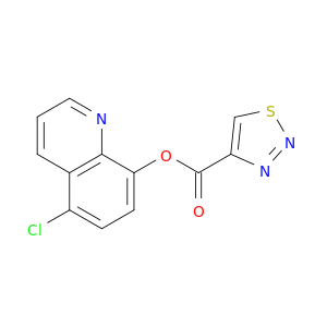 1,2,3-Thiadiazole-4-carboxylic acid, 5-chloro-8-quinolinyl ester