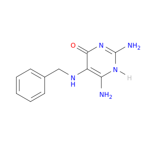 4(3H)-Pyrimidinone,2,6-diamino-5-[(phenylmethyl)amino]-