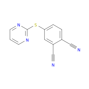 1,2-Benzenedicarbonitrile, 4-(2-pyrimidinylthio)-