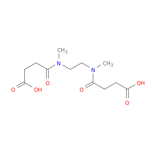 Butanoic acid, 4,4'-[1,2-ethanediylbis(methylimino)]bis[4-oxo-
