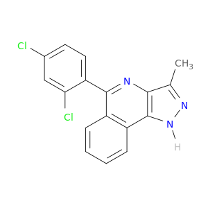 1H-Pyrazolo[4,3-c]isoquinoline, 5-(2,4-dichlorophenyl)-3-methyl-