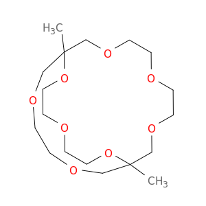 3,6,9,12,15,18,20,23-Octaoxabicyclo[9.7.6]tetracosane, 1,11-dimethyl-