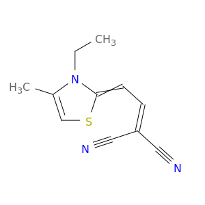 Propanedinitrile, [(3-ethyl-4-methyl-2(3H)-thiazolylidene)ethylidene]-