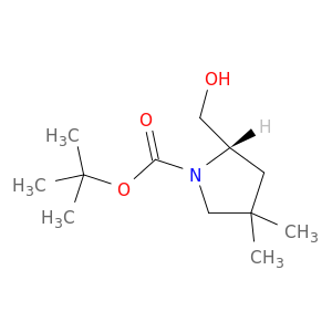 (2S)-2-(羟甲基)-4,4-二甲基吡咯烷-1-羧酸叔丁酯