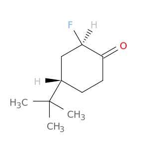 Cyclohexanone, 4-(1,1-dimethylethyl)-2-fluoro-, trans-