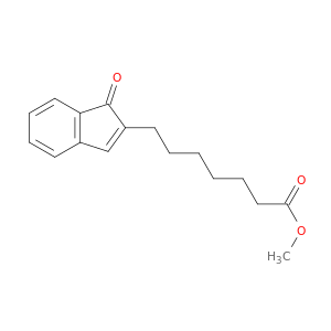 1H-Indene-2-heptanoic acid, 1-oxo-, methyl ester