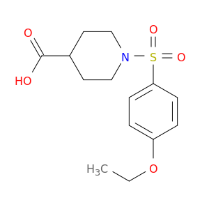 1-[(4-乙氧基苯)磺酰基]哌啶-4-羧酸