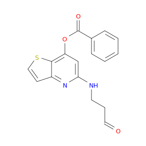 [5-(3-丙醛基氨基)噻吩并[3,2-B]吡啶-7-基苯甲酸酯