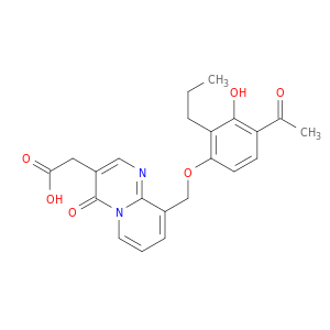 4H-Pyrido[1,2-a]pyrimidine-3-aceticacid, 9-[(4-acetyl-3-hydroxy-2-propylphenoxy)methyl]-4-oxo-