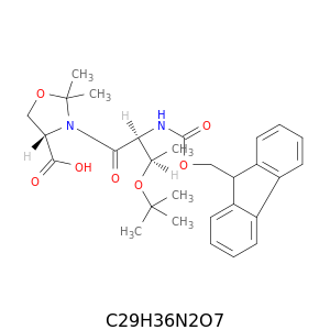 (4S)-3-[(2S,3R)-3-(叔丁氧基)-2-[[芴甲氧羰基]氨基]-1-氧代丁基]-2,2-二甲基-4-恶唑烷羧酸