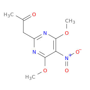 2-Propanone, 1-(4,6-dimethoxy-5-nitro-2-pyrimidinyl)-