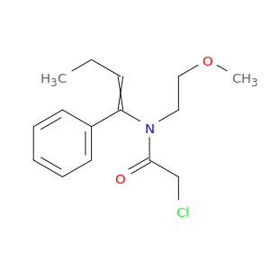 Acetamide, 2-chloro-N-(2-methoxyethyl)-N-(1-phenyl-1-butenyl)-