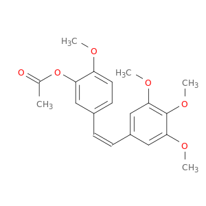Phenol, 2-methoxy-5-[(1Z)-2-(3,4,5-trimethoxyphenyl)ethenyl]-, acetate