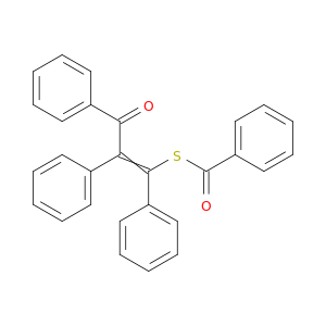 Benzenecarbothioic acid, S-(3-oxo-1,2,3-triphenyl-1-propenyl) ester