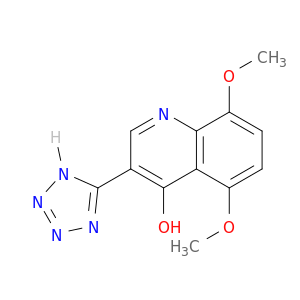 4-Quinolinol, 5,8-dimethoxy-3-(1H-tetrazol-5-yl)-