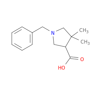 1-苄基-4,4-二甲基-吡咯烷-3-羧酸