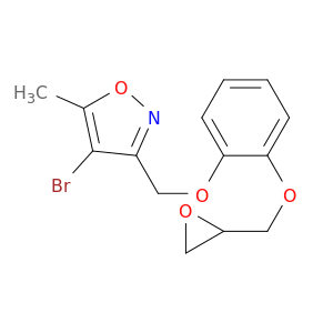 Isoxazole, 4-bromo-5-methyl-3-[[2-(oxiranylmethoxy)phenoxy]methyl]-