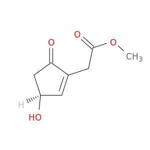1-Cyclopentene-1-acetic acid, 3-hydroxy-5-oxo-, methyl ester, (S)-