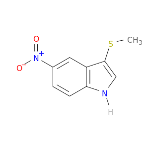 3-(甲硫基)-5-硝基-1H-吲哚