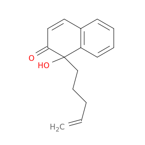 2(1H)-Naphthalenone, 1-hydroxy-1-(4-pentenyl)-