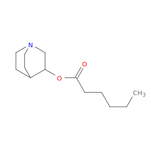 Hexanoic acid, 1-azabicyclo[2.2.2]oct-3-yl ester