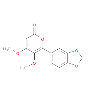 2H-Pyran-2-one, 6-(1,3-benzodioxol-5-yl)-4,5-dimethoxy-