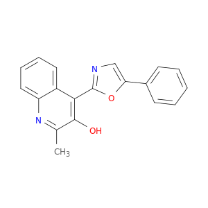 3-Quinolinol, 2-methyl-4-(5-phenyl-2-oxazolyl)-