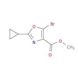 5-溴-2-环丙基恶唑-4-羧酸甲酯