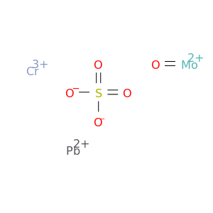 Chromium lead molybdenum oxide sulfate