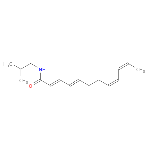 2,4,8,10-Dodecatetraenamide, N-(2-methylpropyl)-, (E,E,Z,Z)-