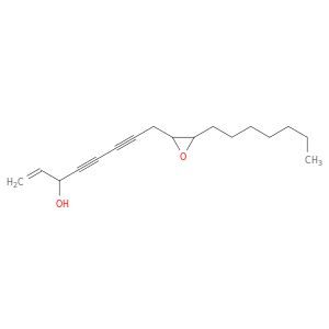 1-Octene-4,6-diyn-3-ol, 8-(3-heptyloxiranyl)-