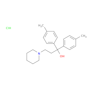 1,1-bis(4-methylphenyl)-3-(piperidin-1-yl)propan-1-ol hydrochloride(1:1)