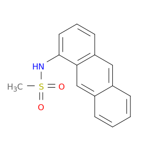 Methanesulfonamide, N-1-anthracenyl-