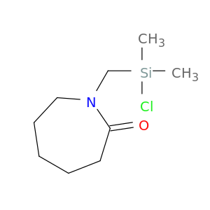 2H-Azepin-2-one, 1-[(chlorodimethylsilyl)methyl]hexahydro-