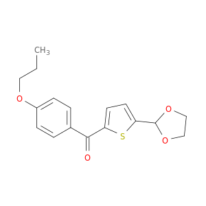 5-(1,3-DIOXOLAN-2-YL)-2-(4-PROPOXYBENZOYL)THIOPHENE
