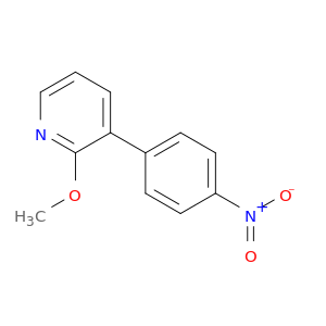 吡啶,2-甲氧基-3-(4-硝基苯基)-