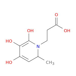 1(2H)-Pyridinepropanoicacid, 4,5,6-trihydroxy-2-methyl-