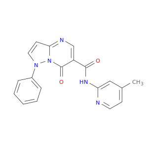 N-(4-METHYL-PYRIDIN-2-YL)-7-OXO-1-PHENYL-1,7-DIHYDROPYRAZOLO[1,5-A]PYRIMIDINE-6-CARBOXAMIDE