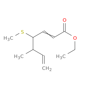 2,6-Heptadienoic acid, 5-methyl-4-(methylthio)-, ethyl ester