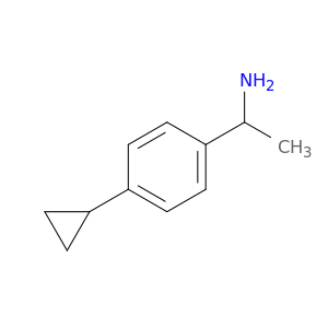 1-(4-cyclopropylphenyl)ethan-1-amine