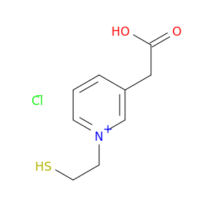 Pyridinium, 3-(carboxymethyl)-1-(2-mercaptoethyl)-, chloride