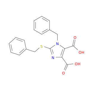 1H-Imidazole-4,5-dicarboxylicacid, 1-(phenylmethyl)-2-[(phenylmethyl)thio]-