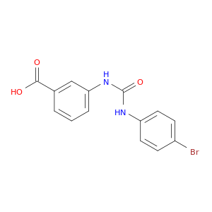 Benzoic acid, 3-[[[(4-bromophenyl)amino]carbonyl]amino]-