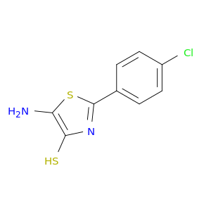 4-Thiazolethiol, 5-amino-2-(4-chlorophenyl)-