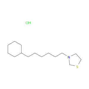 3-(6-cyclohexylhexyl)-1,3-thiazolidine hydrochloride(1:1)