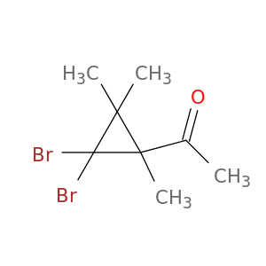Ethanone, 1-(2,2-dibromo-1,3,3-trimethylcyclopropyl)-