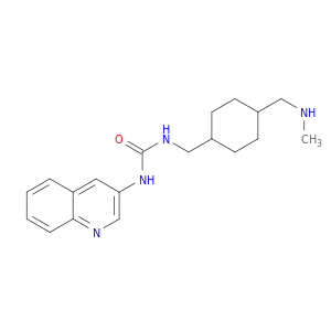 Urea, N-[[4-[(methylamino)methyl]cyclohexyl]methyl]-N'-3-quinolinyl-