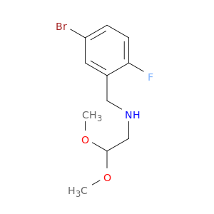 [(5-Bromo-2-fluorophenyl)methyl](2,2-dimethoxyethyl)amine