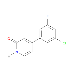 4-(3-Chloro-5-fluorophenyl)-2-hydroxypyridine