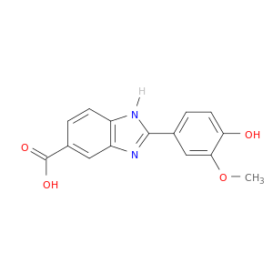 1H-Benzimidazole-6-carboxylicacid, 2-(4-hydroxy-3-methoxyphenyl)-